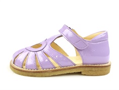 Angulus lilac sandal with heart and lacquer